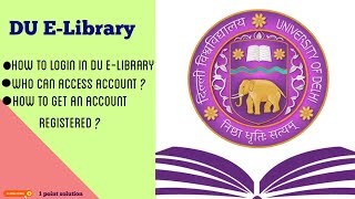 DU E-LIBRARY LOGIN DETAILS | HOW TO ACCESS DU E-LIBRARY ACCOUNT COMPLETE INFORMATION | DU LIBRARY