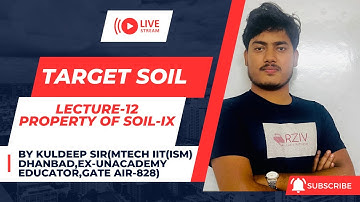 ✅Target Soil Lecture-12| Soil Mechanics for GATE &SSC JE #gatecivilengineering #sscjecivil #gate