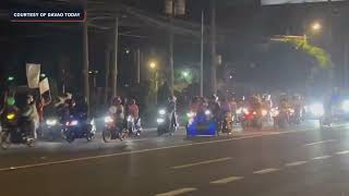 Pro-Duterte motorists in Davao City conduct motorcade, noise barrage