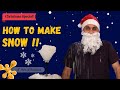 How to make snow  christmas special