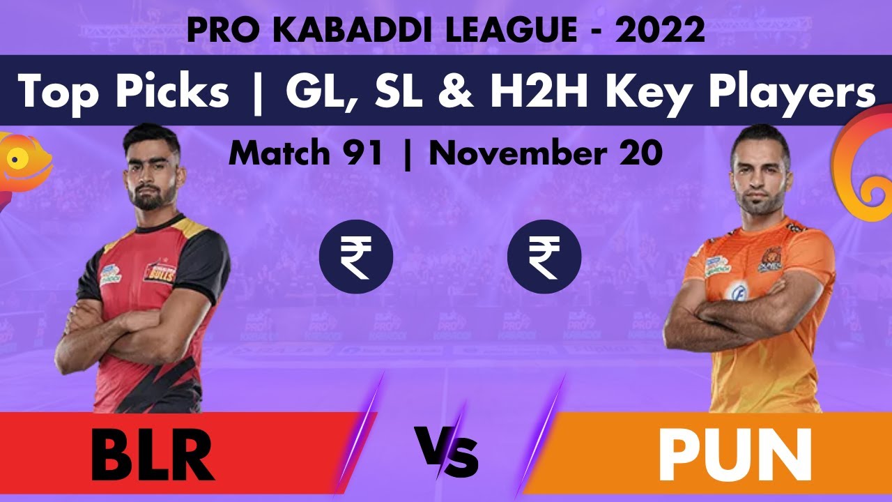 BLR Vs PUN Dream11 Prediction Match 91 20th Nov PKL BLR Vs PUN D11 blr-vs-pun-dream11-prediction-match-91-20th-nov-pkl-blr-vs-pun-d11