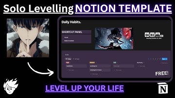 Level Up Your Life By Using This Solo Leveling Notion Template (2.0)