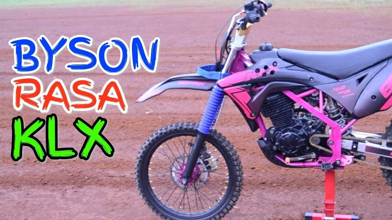 Modifikasi Yamaha Byson Trail Grasstrack Rangka Klx Youtube