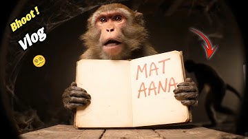 Bhootiya Haweli Mein Phansa AI Bandar 😱 | Real Haunted Vlog Gone Wrong | AI Monkey Vlogs