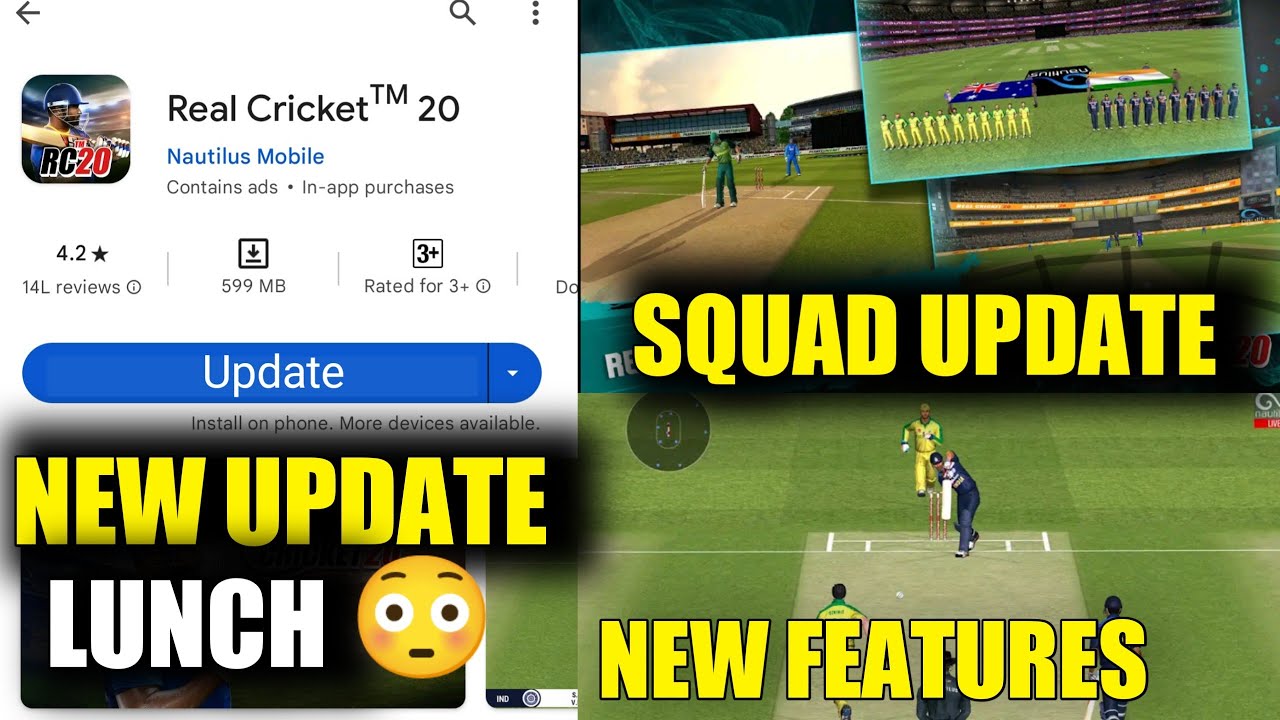 Real Cricket 20 New Update | Real Cricket 20 Asia Cup Update | Real ...