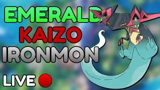 Starting My First Ever EMERALD KAIZO IRONMON | Live