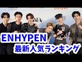 【最新】ENHYPEN(エンハイプン)メンバー人気ランキング国別版2026年5月엔하이픈