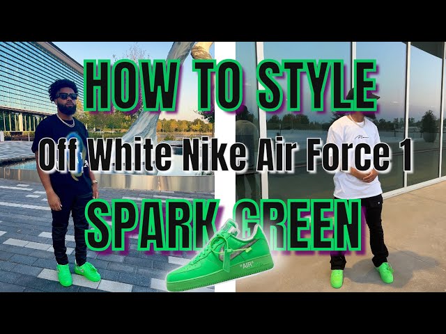 FIRST LOOK Off White Nike Air Force 1 Light Green Spark 