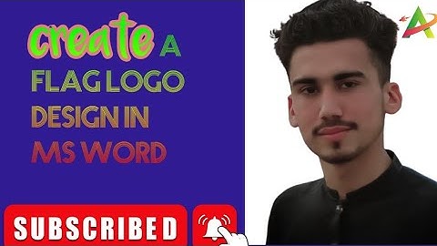 how to make flag logo design in Ms word!! Pakistan flag Asana tariqa ogore ¥¥ subscribe ki like