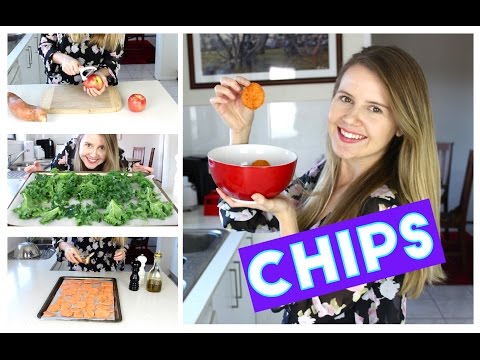 How To Make Healthy Chips Kale Chips Apple Chips Sweet Potato Chips-11-08-2015