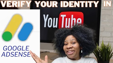 HOW TO VERIFY IDENTITY IN  GOOGLE ADSENSE FOR YOUTUBE | STEP BY STEP GUIDE