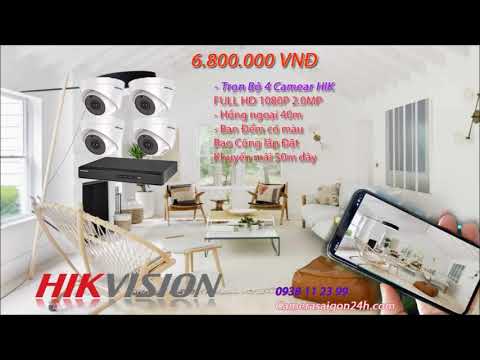 Báo Giá Lắp Camera Trọn Bộ HIKVISION Giá Rẻ