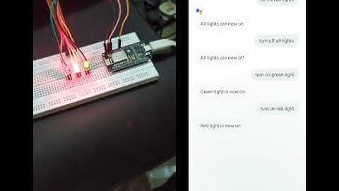NodeMcu w/ Adafruit.io and IFTTT using Google Voice Assistant