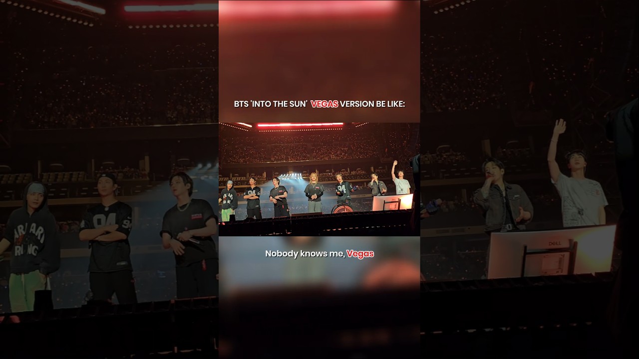 The unofficial BTS Vegas remix of Into the Sun ☀️Their live vocals are amazing! 💜