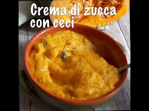 Vellutata di ceci e zucca al rosmarino: primo piatto autunnale semplice e dal gusto unico!