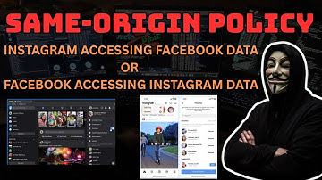 Same Origin Policy | Insta accessing fb data or fb accessing insta data | important of SOP | #hacker