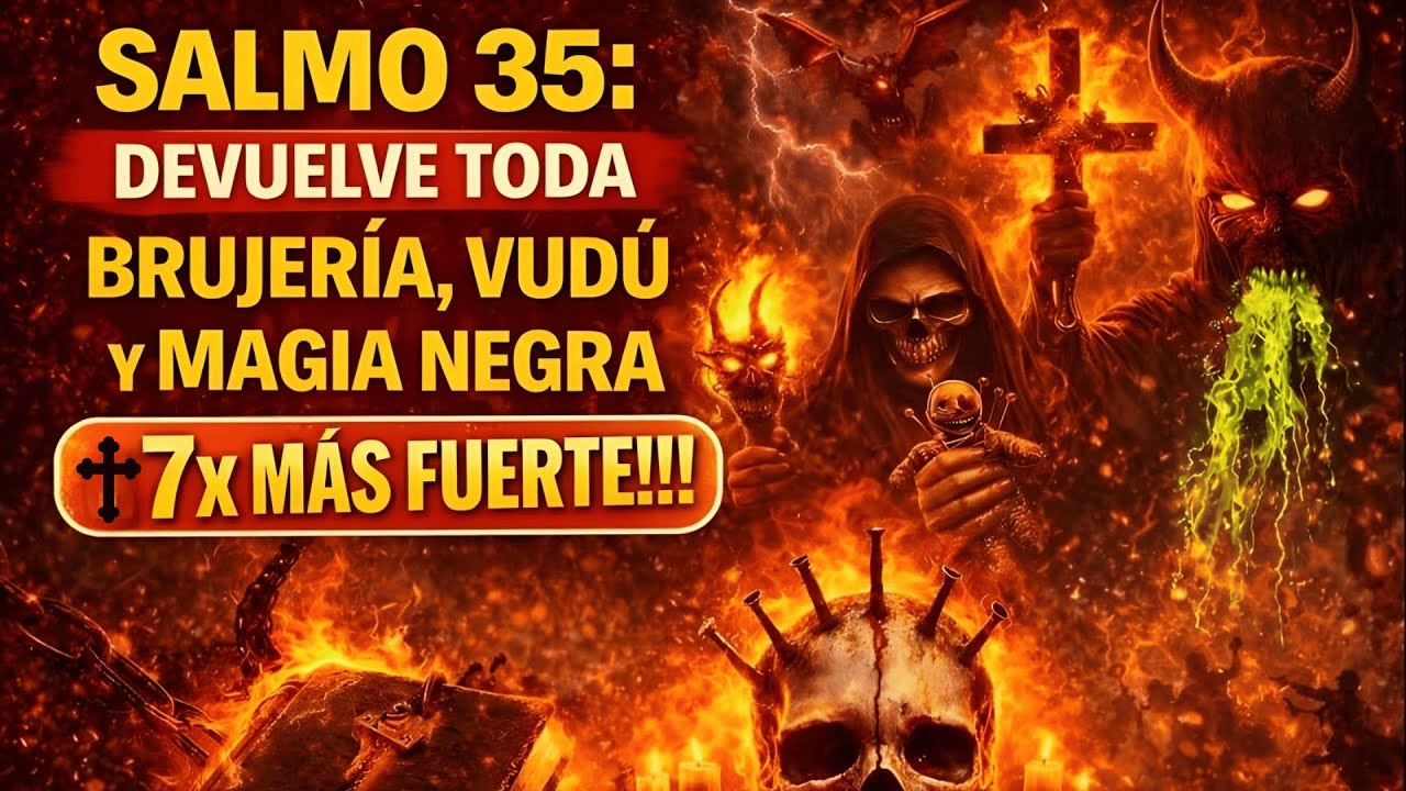 SALMO 35: Regresa TODA Brujería, Vudú y Magia Negra 7x MÁS FUERTE