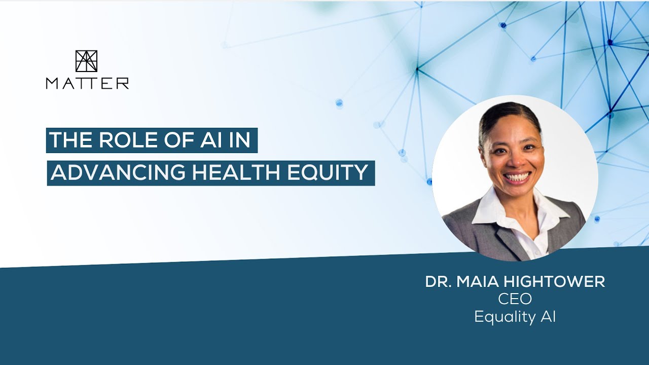 The Role of AI in Advancing Health Equity - YouTube