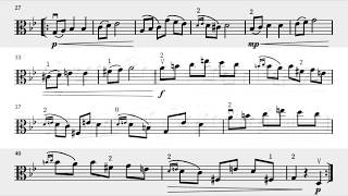 Chopin Waltz for Viola - Sheet Music Play-Along