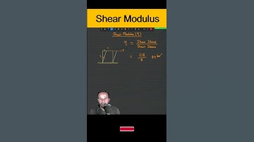 Shear Modulus of Elasticity #physics #class11 #elasticity