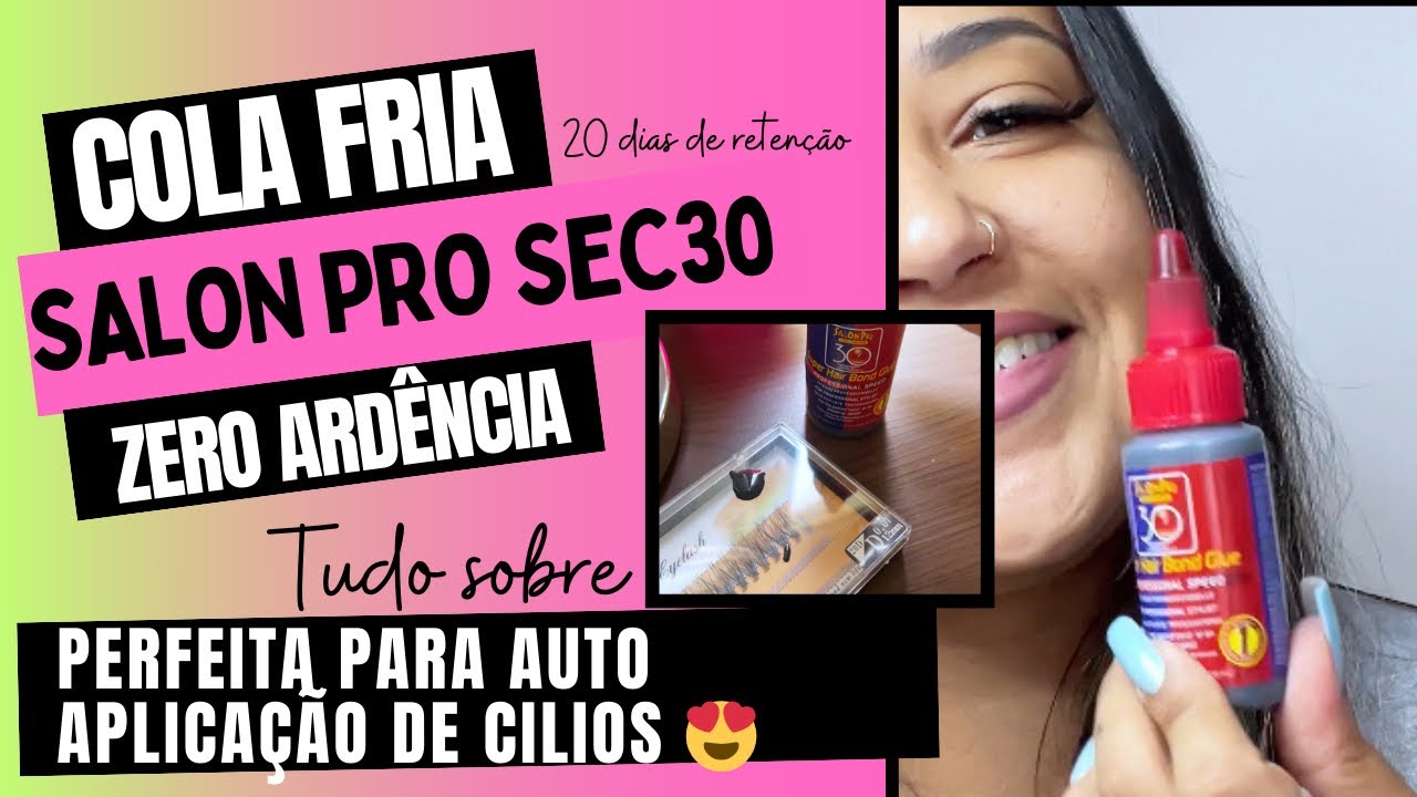 COLA DE CÍLIOS ZERO ARDÊNCIA  A MELHOR PARA AUTO APLICAÇÃO, TUFO , TELA E FIO A FIO