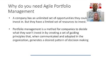 Why Do Agile Portfolio Management