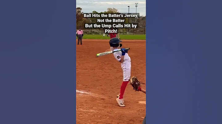 Hit by Pitch Called When Ball Hits the Batter’s Jersey #baseball #shorts #travelbaseball #iq - DayDayNews