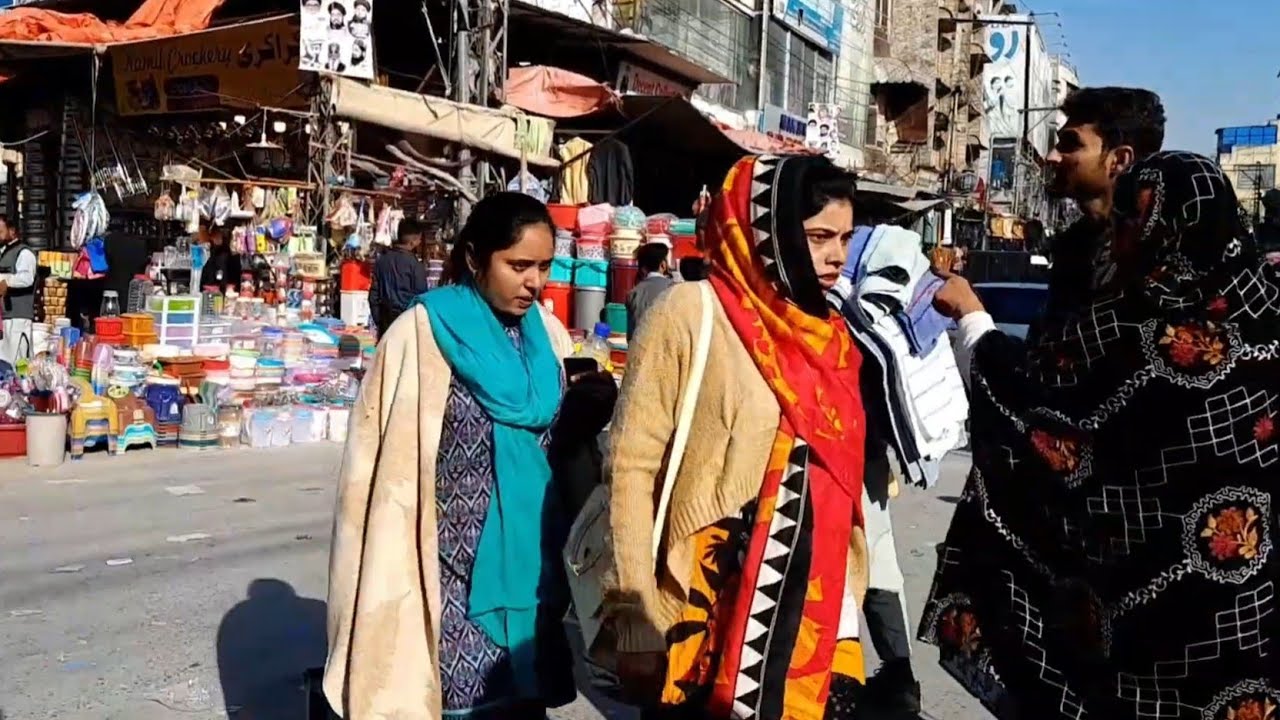 RAJA BAZAAR RAWALPINDI PAKISTAN, PAKISTAN RAJA BAZAAR WALKING TOUR. # ...