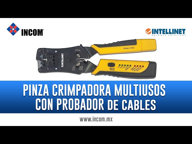 Ponchadora Crimpadora Rj45 Rj11 Rj12 Cable Red Lan Ethernet