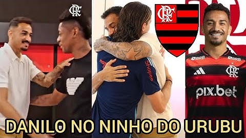 DANILO CONHECE O NINHO DO URUBU E ASSINA COM O FLAMENGO! DANILO FAZ EXAMES E CONHECE O NINHO!