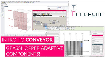 Conveyor Rhino to Revit - Grasshopper to Revit Adaptive Components