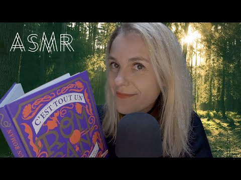 ASMR FR 📖 Lecture chuchotée de conte dans la forêt (+ bruits de la nature)