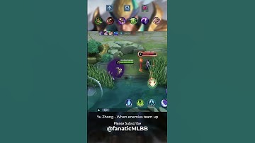Yu Zhong- When enemy team up #yuzhonggameplay #mlbb #mlbbshorts