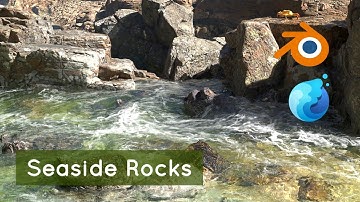 "Seaside Rocks" | Photorealistic Water Simulation in LiquiGen & Blender (4K)