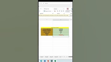 ✅How to use PMT Fomula in Excel ? #shorts #excel #pmt #new