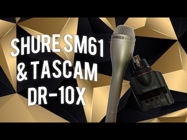 Shure SM61 & Tascam DR-10X portable recorder and microphone review 