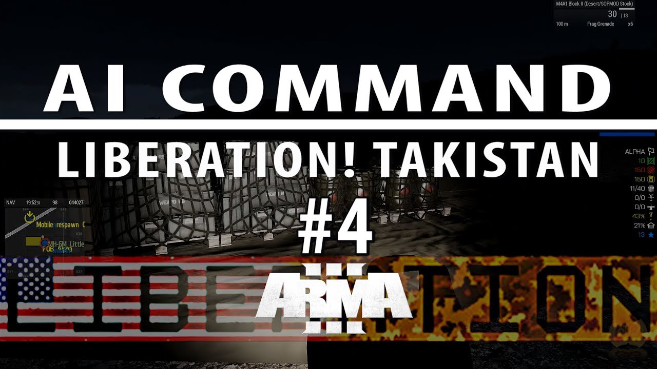 Liberation campaign ep 4 [Singleplayer, AI command with voice]