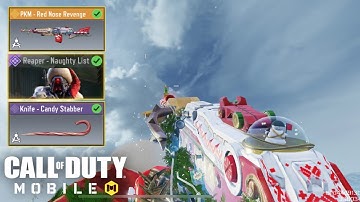 *NEW* Crueltide Draw | PKM "Red Nose Revenge" & Reaper "Naughty List" Unlocked! + Gameplay | CODM