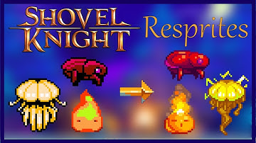 Pixel Art Timelapse | Shovel Knight Enemy Resprites