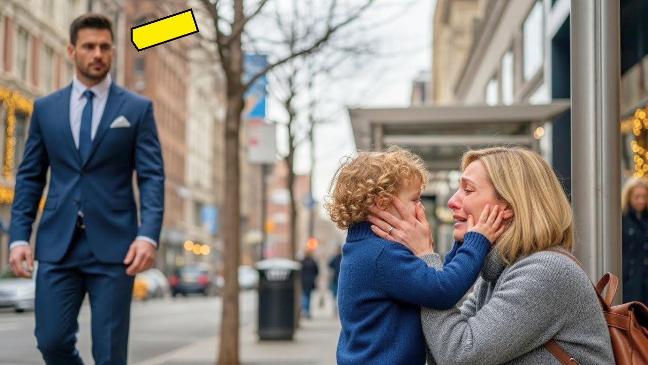 „Изгониха ни, сине, нямаме Нова година“, каза тя, плачейки    милиардерът, който минаваше покрай тях