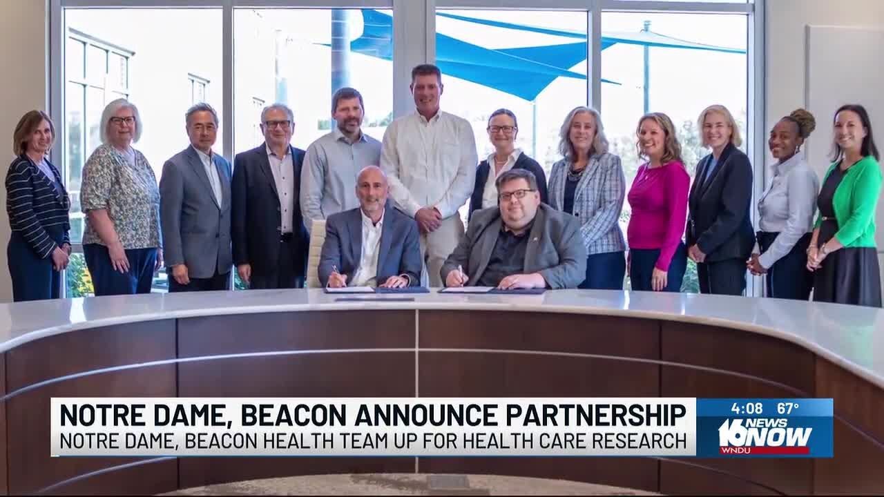 Notre Dame, Beacon Health team up for healthcare research partnership