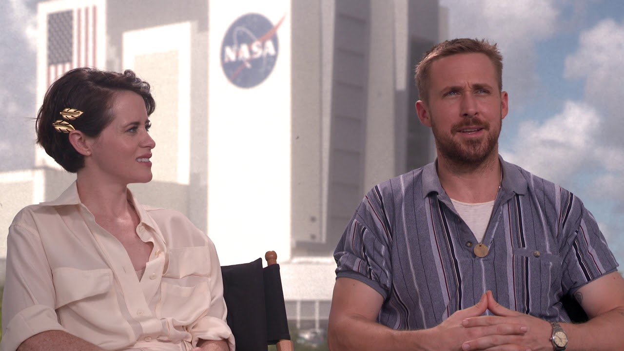 First Man || Ryan Gosling & Claire Foy Junket Soundbites || SocialNews.XYZ