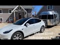 Tesla towing Airstream: Portage la Prairie, Manitoba to Indian Head, Saskatchewan