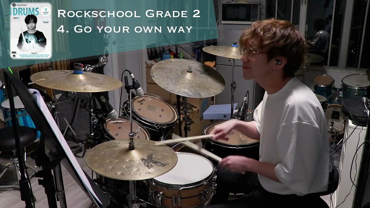 [Grade 2] Go your own way | Rockschool Drums 2024