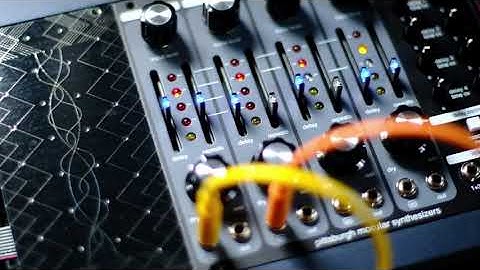 fORBIDDEN kRELL pATCH! With Pittsburg Modular sv-1b, Cascading Delay Network, and Make Noise 0-CTRL.