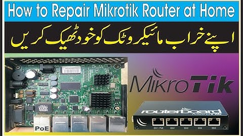 How to Repair Mikrotik Router at Home | how to do Netinstall on Mikrotik
