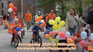 Koningsdag In Millingen - Versierde Kinderfietsenoptocht