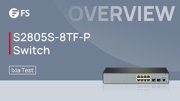 S2805S-8TF-P SMB PoE+ Switch Ixia RFC2544 Test | FS