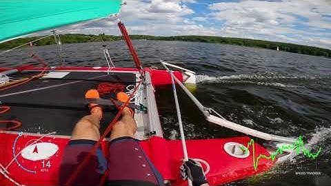 Solo Sailing A Dart 18