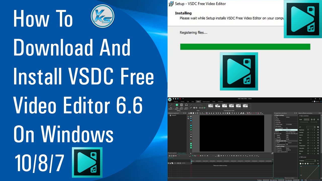 How To Download And Install VSDC Free Video Editor 6.6 On Windows 10/8 ...